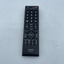 Toshiba TV Remote Control CT-90325 Original OEM Black Remote Not Tested
