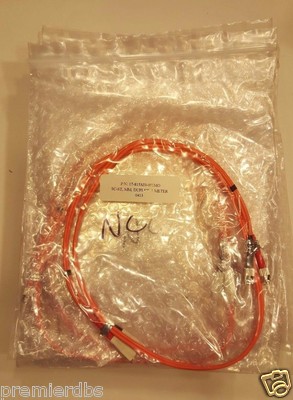 1M SC-ST DUPLEX corning 62.5/125 MULTIMODE FIBER OPTIC PATCH CORD CABLE ORANGE