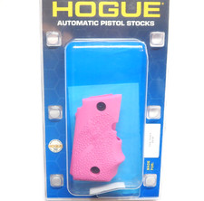 Hogue Rubber Grip Finger Grooves, Sig Sauer P238 Ambi Safety, Pink 38007