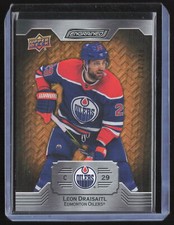 Leon Draisaitl 2023-24 UD Engrained Oak /349 #59 Edmonton Oilers
