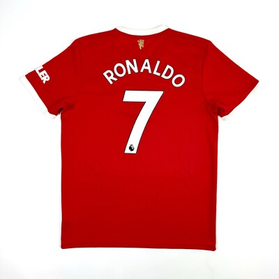 MANCHESTER UNITED FC 2021 2022 HOME FOOTBALL JERSEY #7 RONALDO