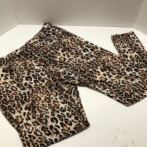 BOBBIE BROOKS Women's XL LEOPARD BROWN 