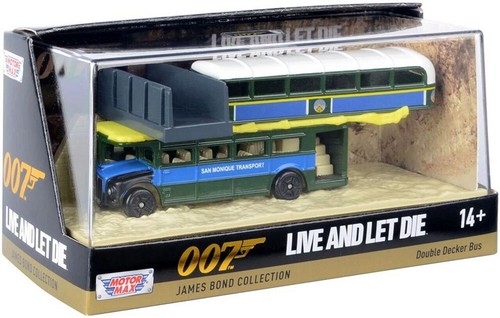MOTORMAX JAMES BOND SAMMLUNG LIVE AND LET DIE DOUBLE DECK BUS 79825