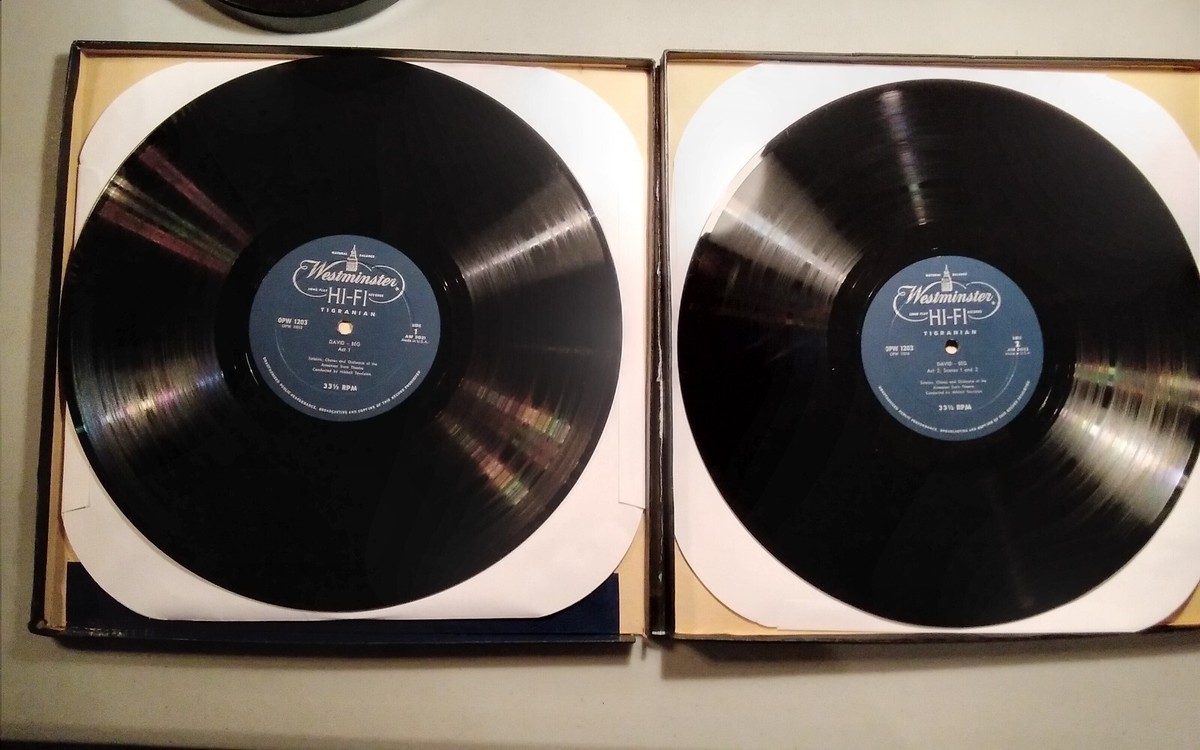 David-Beg 33rpm LP Vinyl 12-inch Westminster Records #OPW-1203 An