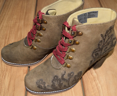 Spieth Wensky D Ignatia Nubuk Trachtenstiefel Damen Echt Leder - Main Image