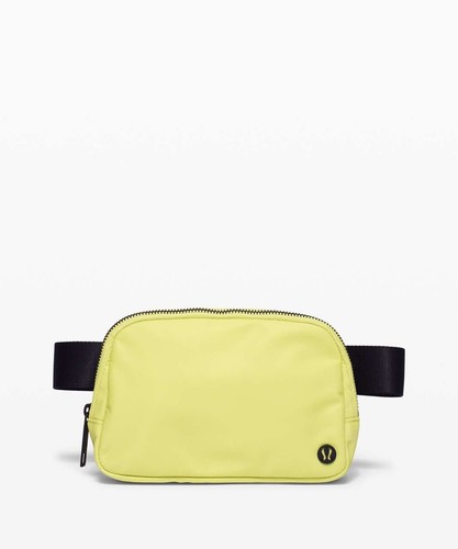 Nuevo con etiquetas Bolso Cinturón Lululemon Everywhere OG 1L Correa Original Ambiente Limón Bolso LULU - Imagen 2 de 11