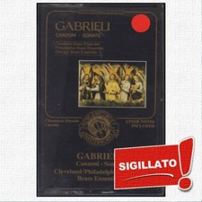 GABRIELI " CANZONI - SONATE " MUSICASSETTA SIGILLATA CBS