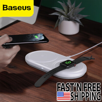 Baseus 10W 2in1 Dual Wireless Charger Pad Portable Fast