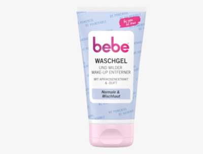 bebe milder Make-up Entferner Waschgel, 150 ml Apriokosenduft  Neu