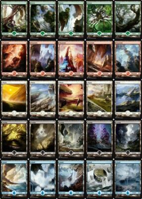 MTG Battle for Zendikar Full Art Basic Land Set of 25 BFZ Complete