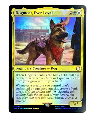 MTG | Dogmeat, Ever Loyal | Fallout | Foil | NM | EN