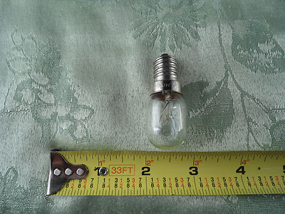 Clear light Bulb for Sewing Machines 220V - 15W 13.5mm Screw-in Type