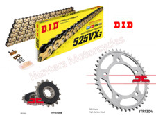 Honda CB600 Hornet 2007 to 2013  DID Gold X-Ring Chain & JT Quiet Sprocket Kit 