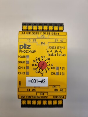 Pilz 787502 Sicherheitsrelais PNOZ XV2P C 3/24VDC 2n/o 2n/o t
