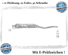 Mittelschalldämpfer für Opel Vectra B 1.8 2.0 2.2 2.5 2.6  Auspuff Dichtung
