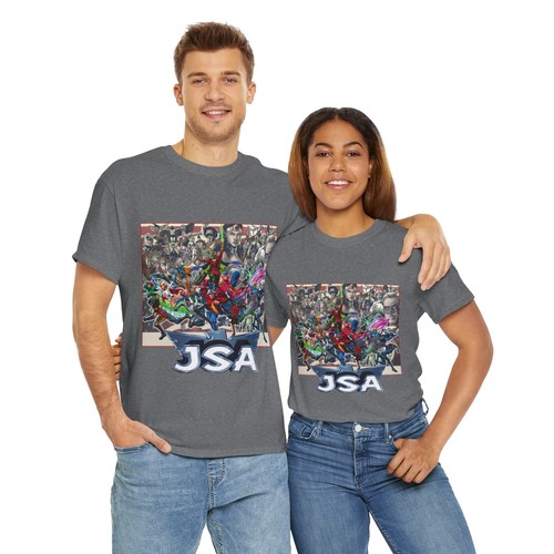 JSA T-Shirt - Dr Fate, Power Girl, Alan Scott, Jade, Mr Terrific, Stargirl - DC - Picture 37 of 65