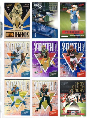 2021 Panini Prestige Football - PICK LIST - Rookies & Vets - Base & Parallels