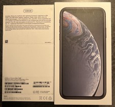 Apple Iphone Xr - 128GB - Black - EMPTY BOX ONLY - Free S H