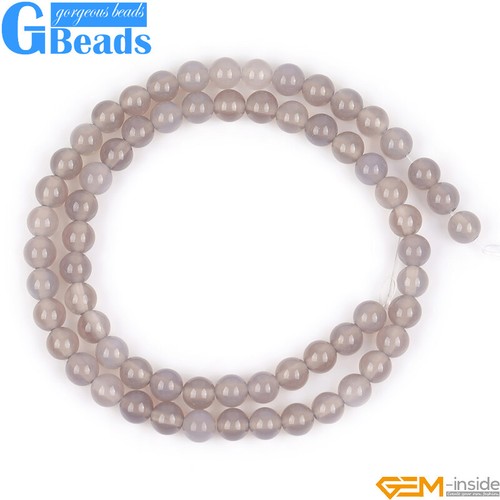 Round Agate Beads for Jewelry Making Loose Beads Wholesale 15'' Natural Stone - Picture 53 of 124