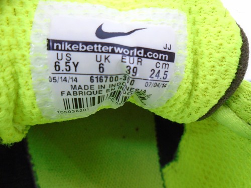 Nike Running Athletic Shoes Free 5.0 Kids Youth Size 6.5 Y Green - Picture 16 of 16