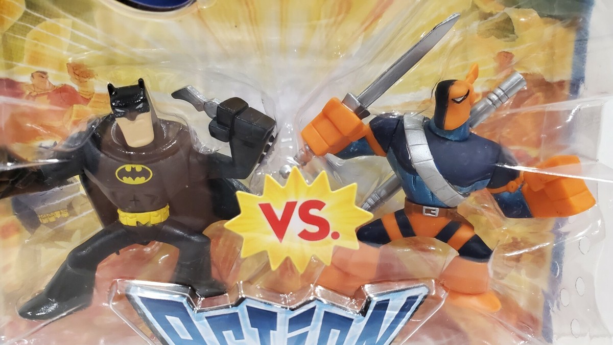 Batman Vs Deathstroke 4 Action Figure Bat-Tech Crawler 2022 DC Spin Master