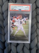 2020 Panini Chronicles Joe Burrow RC Rookie Card PSA 10 Gem Mint Bengals. rookie card picture
