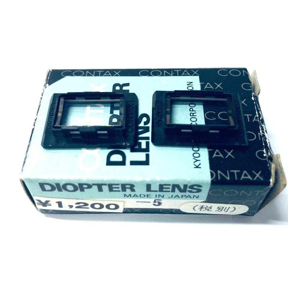 🍙N.Mint 2 Pieces🍙Contax Diopter Lens FL ❝0❞ and ❝-5❞ w/Box x1 from Japan - Image 4 of 4