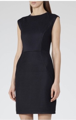Reiss Granger Interest Women Dress Size 6 Navy Crochet NWT | eBay