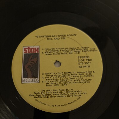 MEL & TIM LP STARTING ALL OVER AGAIN M3 | eBay