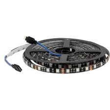 5M 60leds/m 5050 SMD RGB Waterproof 300LEDs Black PCB LED Rope Strip Light