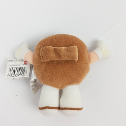 Juguete de peluche coleccionable de 5" de colección 1998 jactancioso enjambres de peluche M&M marrón - Imagen 6 de 16