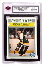 1982-83 O-Pee-Chee #176 Bobby Smith IA | KSA GRADED GEM MINT 10