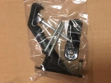 One Wessel 340E Handrail Bracket Ebony Black 3” Projection & hardware zinc alloy