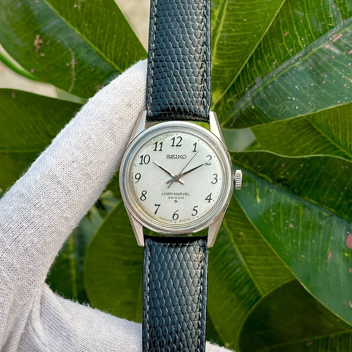 Vintage Seiko Lord Marvel Linen Dial Hi-Beat 36000 Manual