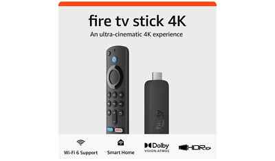 Amazon Fire TV Stick Lite/4K/4K Max mit Alexa Sprachfernbedienung UK MODELL 2022/23