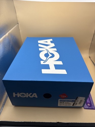 HOKA 'EMPTY BOX ONLY' Women's 8.5 Bondi Empty Shoe Box Tissue Paper Blue Box