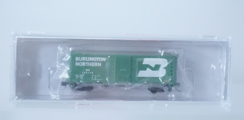 Vagón de tren de caja InterMountain Burlington Northern 159736 escala N 40' - 66819-02 | Condition: Used