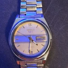 Seiko 5 Automatic Men's Day/Date Silver- Dial Stainless Bracelet Watch