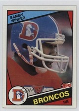1984 Topps Sammy Winder #71 1oa8