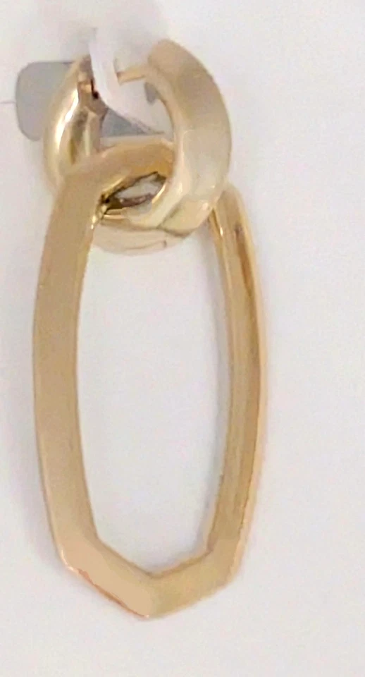 Pendientes de eslabones de metal mixtos Kendra Scott 3 en 1 convertibles GP y RP con DB Foto 4 de 4