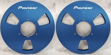 One Pair 10.5'' blue Pioneer Tape reel High Quality Aluminum Take Up Reel
