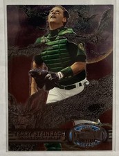1997 Fleer Metal Baseball Terry Steinbach Base Card #214 Complete Your Set! ⚾️