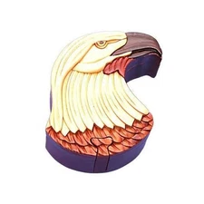 Eagle Head Secret Wooden Puzzle Box