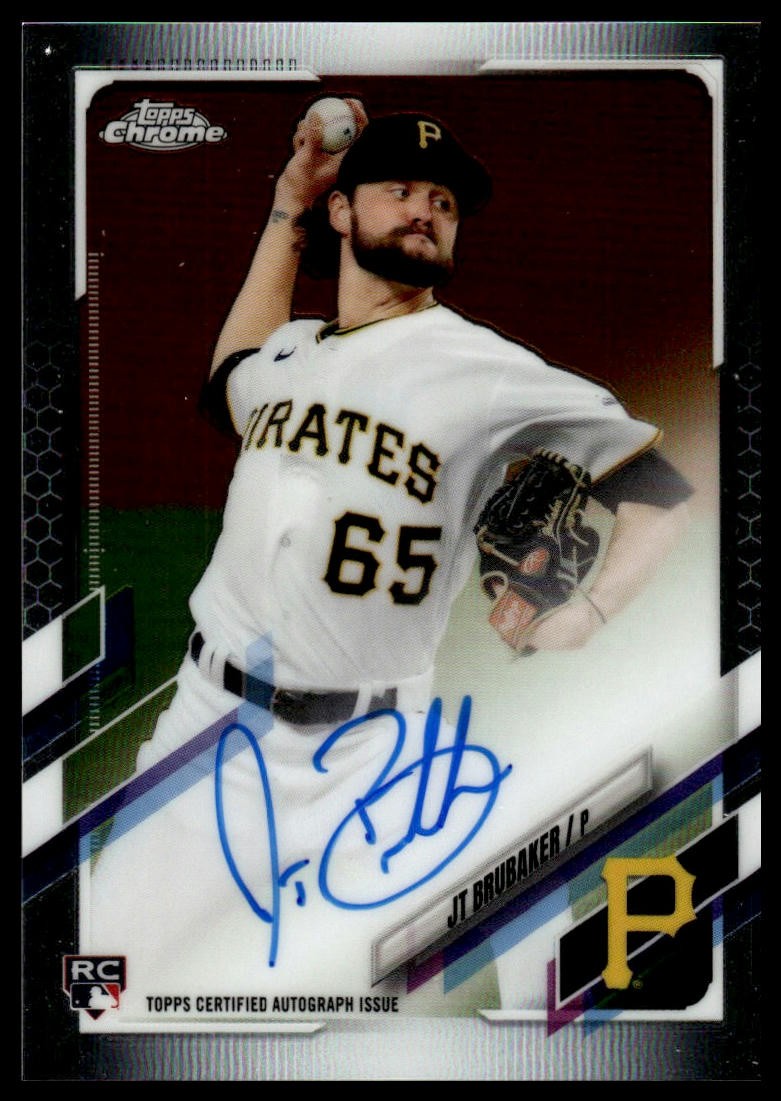2021 Topps Chrome #RA-JTB JT Brubaker Rookie Autographs