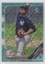 2019 Bowman Chrome Prospects Aqua Shimmer Refractor 106/125 Albert Abreu 0c2