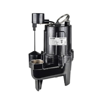 WASSERMANN 3/4 HP Sewage Pump 2 inch Discharge with Auto Float Switch, 115V 7...