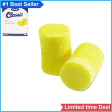 Foam Ear Plugs Disposable Uncorded NRR 29 dB Yellow Reusable Pillow Pack Noise