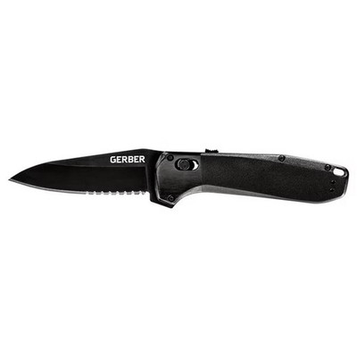 Highbrow Assisted Folding Knife 3.30'' Drop Point Blade, Anodized Aluminum