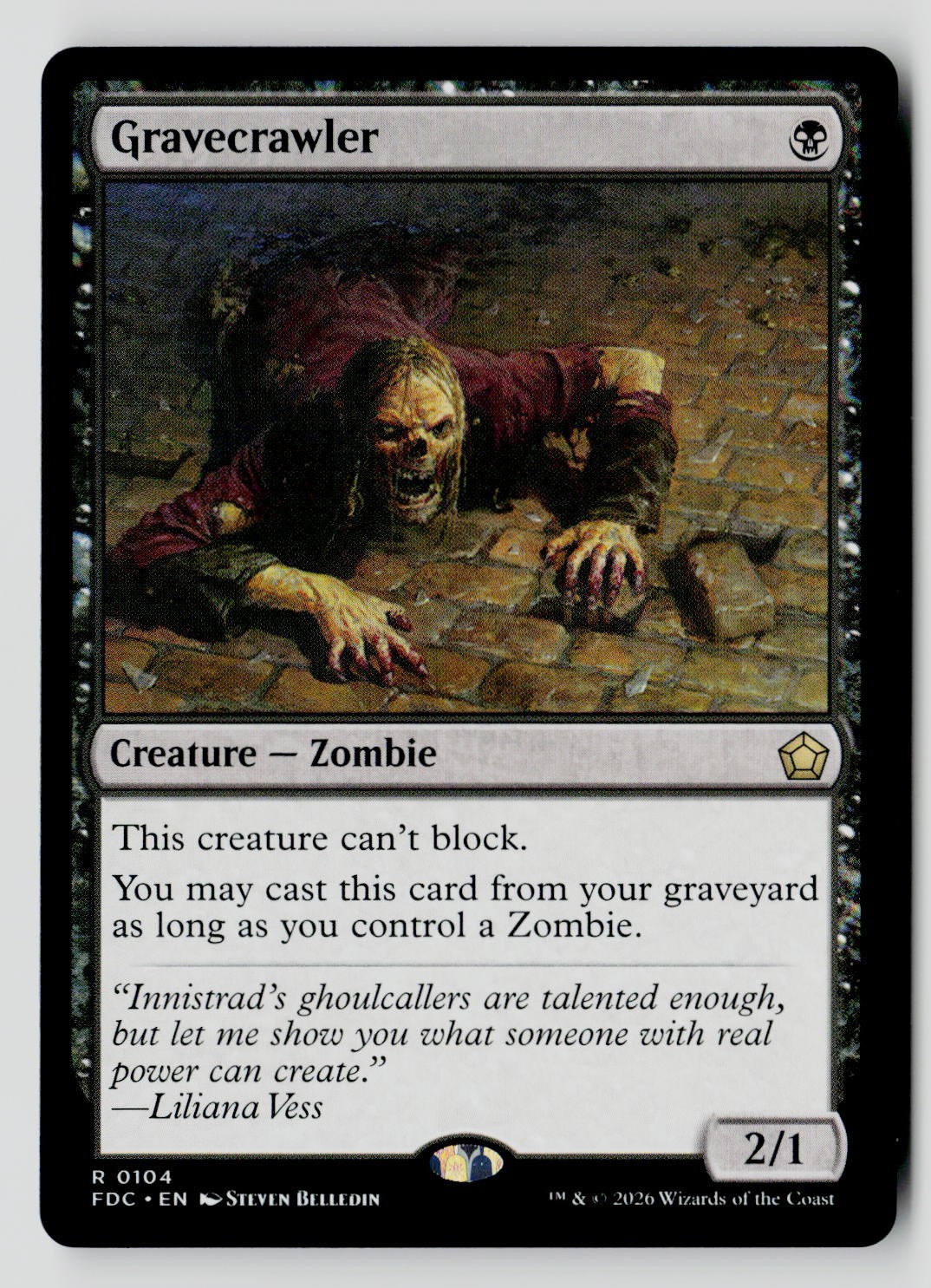 Gravecrawler 104 Rare FDC MTG NM