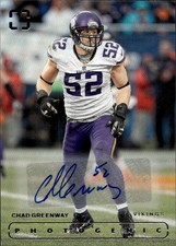 2024 Panini Photogenic #138 Chad Greenway Auto
